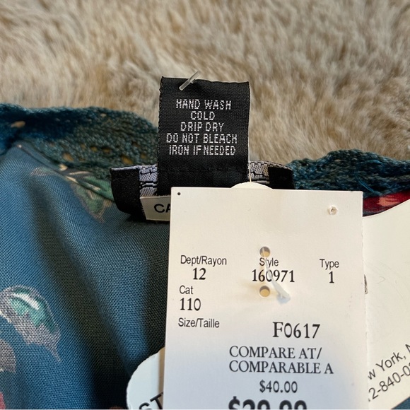 Blue Floral Kimono - Picture 11 of 12